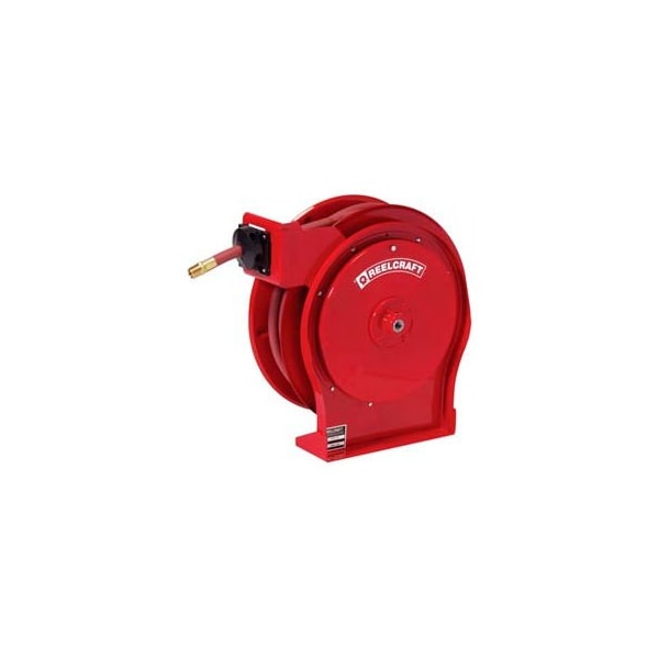 Reelcraft Reelcraft 1/2"x50' 300 PSI Premium Duty All Steel Spring Retractable Compact Hose Reel A5850 OLP - main